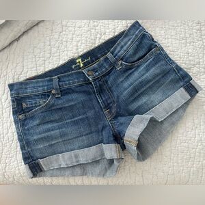 7 FOR ALL MANKIND— Denim shorts